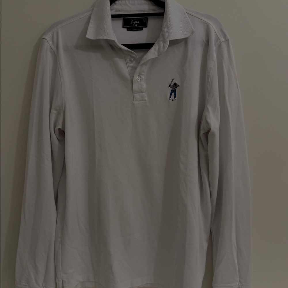 Eastsjde Golf White Long Sleeve Polo